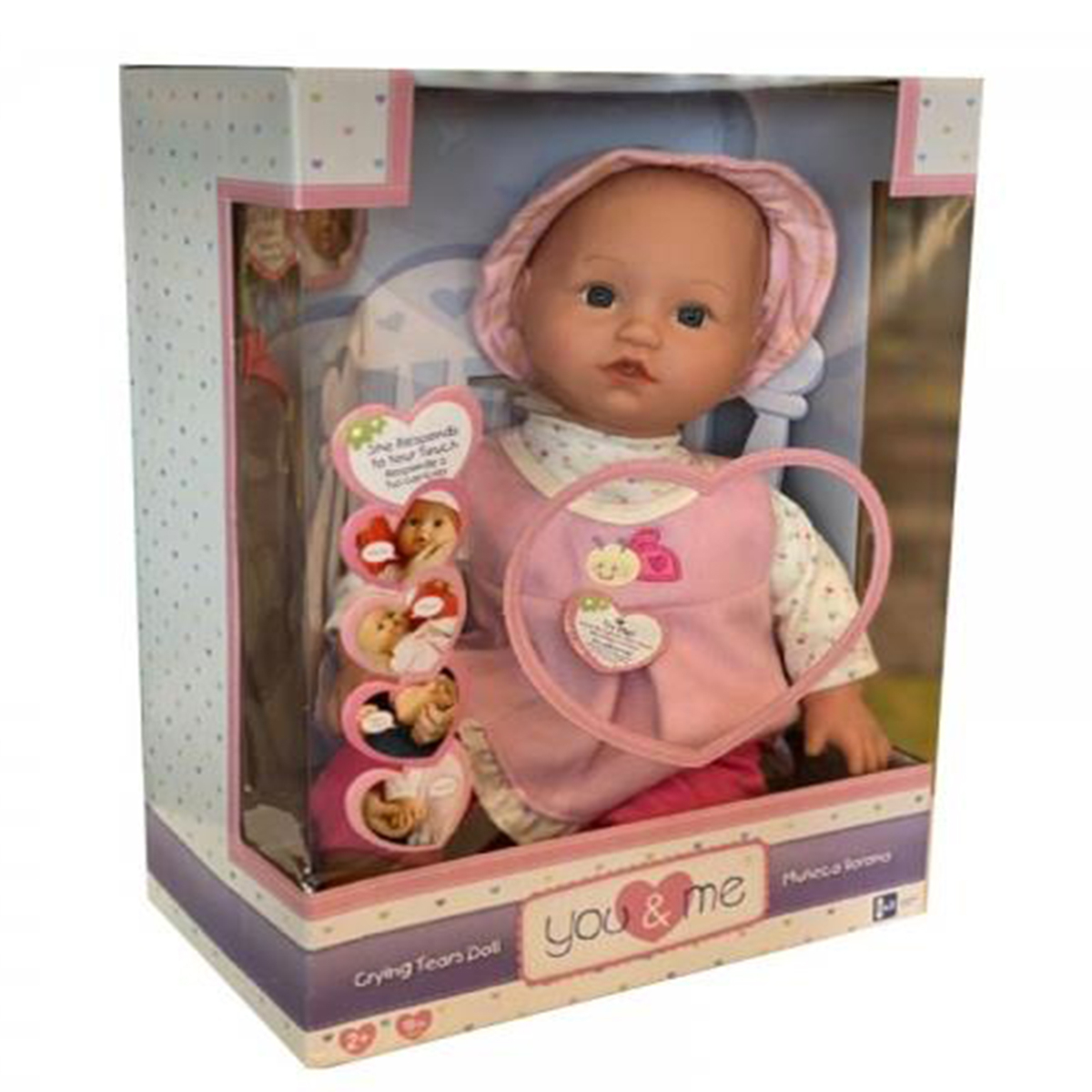 عروسک مدل دخترانه سخنگو کد 35113 ارتفاع 38 سانتی متر