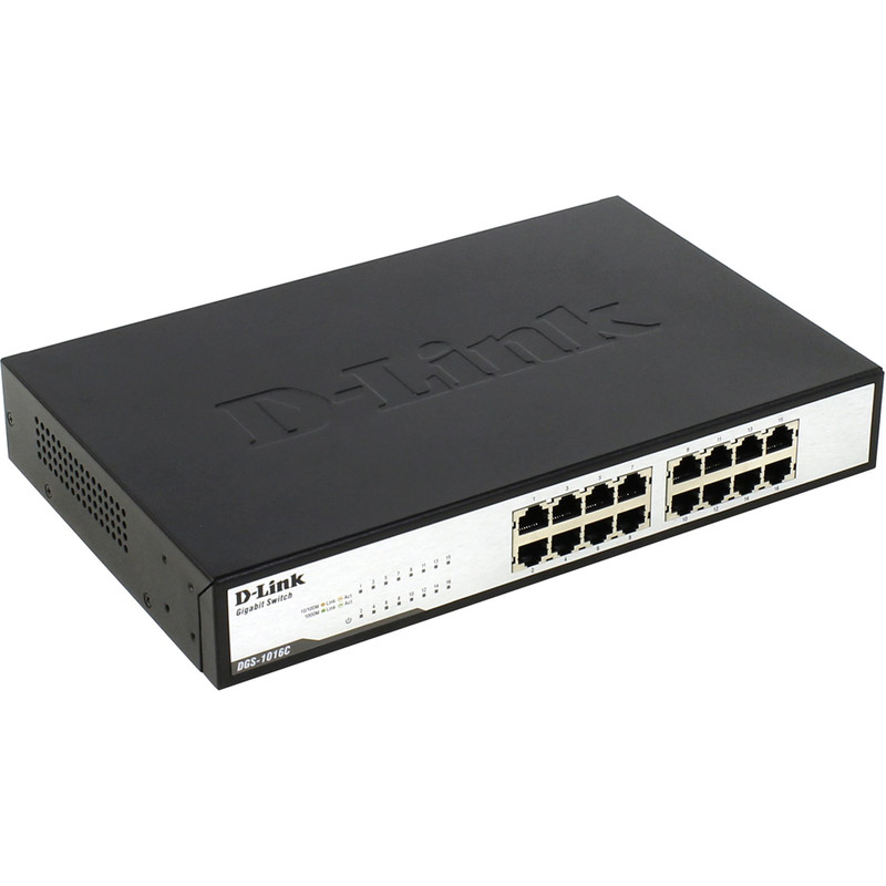 Dlink-16-Port Gigabit Unmanaged Switch DGS-1016C - تکنو لینک 148