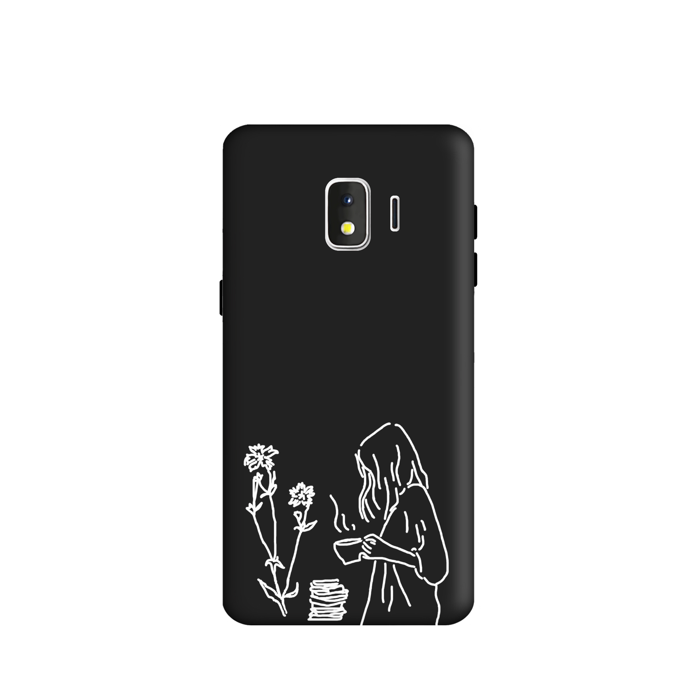 کاور طرح دخترانه مینیمال کد y2677 مناسب برای گوشی موبایل سامسونگ  Galaxy j4