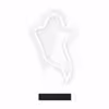 چراغ رومیزی مدل  ریموت دار GHOST-GL_WHT-GLASS