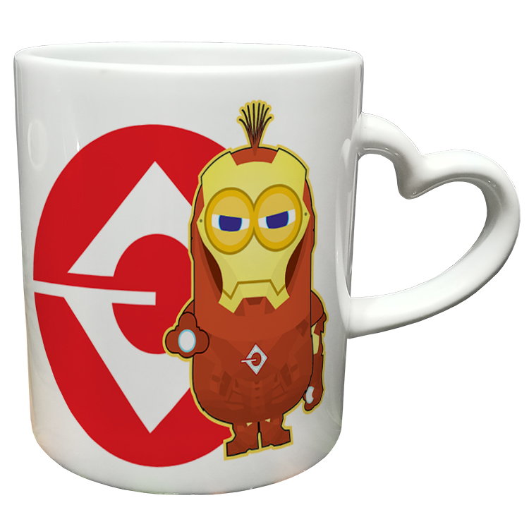 ماگ مدل دسته قلبی طرح مینیون کد 72