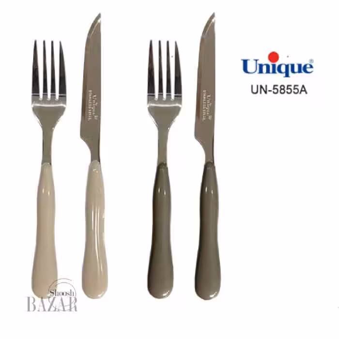 کارد و چنگال دسته دایموند یونیک کد 5855A