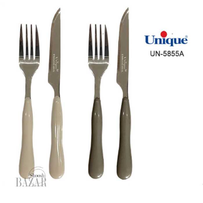 کارد و چنگال دسته دایموند یونیک کد 5855A