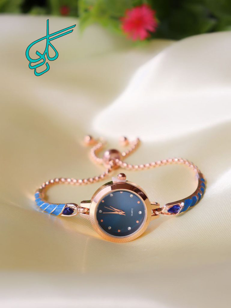 خرید ساعت دخترانه کرواتی دارای رنگ بندی رنگ ثابت با کیفیت کد 1919107 - ردگل