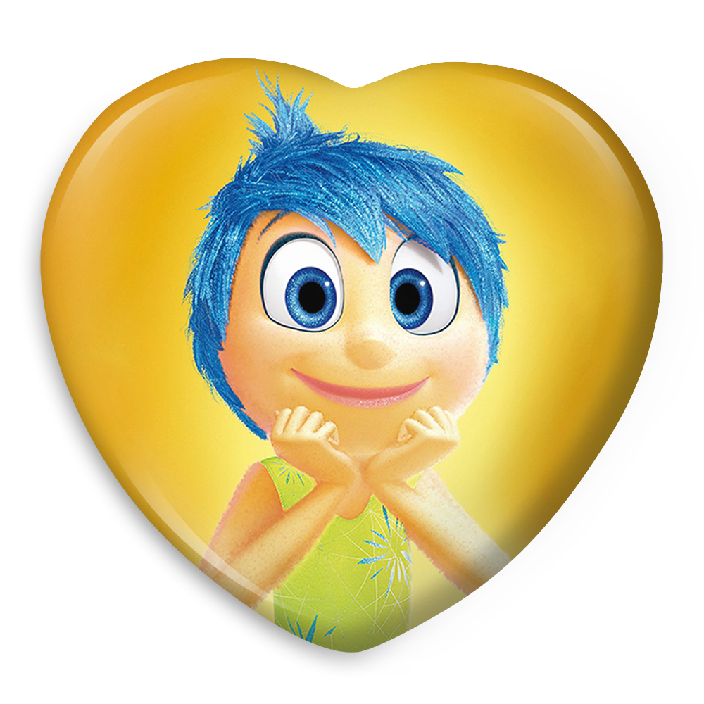 پیکسل خندالو طرح شخصیت شادی انیمیشن اینساید اوت مدل قلبی کد 3567