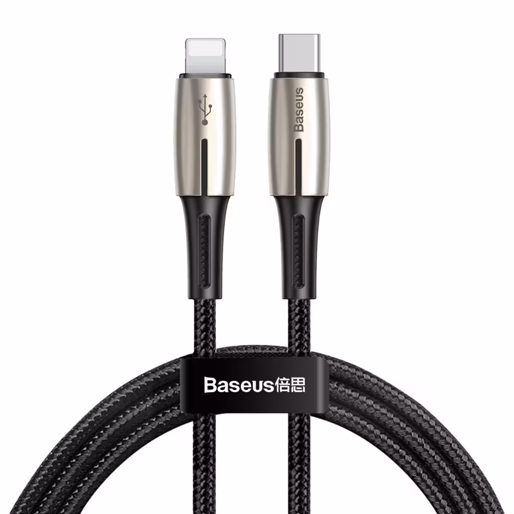 کابل تبدیل USB-C به لایتنینگ باسئوس مدل CATLRD-01 طول 1.3 متر