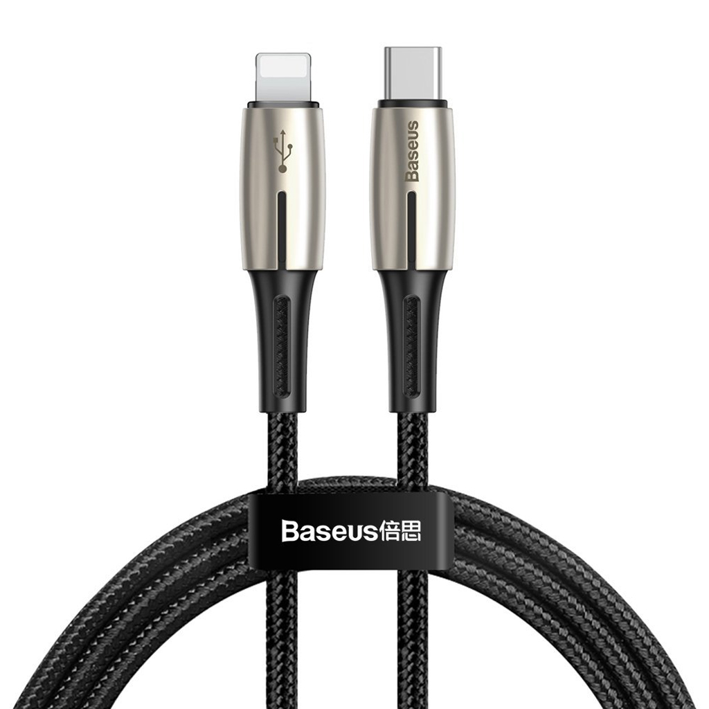 کابل تبدیل USB-C به لایتنینگ باسئوس مدل CATLRD-01 طول 1.3 متر
