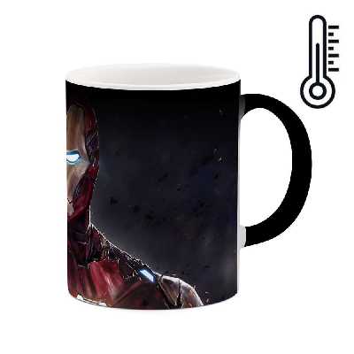 ماگ حرارتی طرح مرد آهنی Iron man  مدل mgph15454