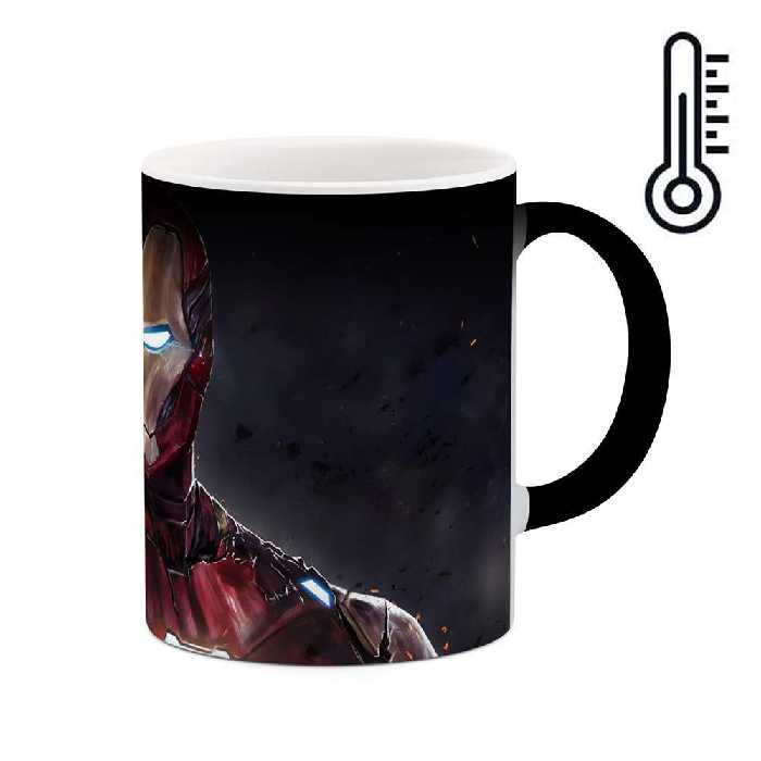 ماگ حرارتی طرح مرد آهنی Iron man  مدل mgph15454