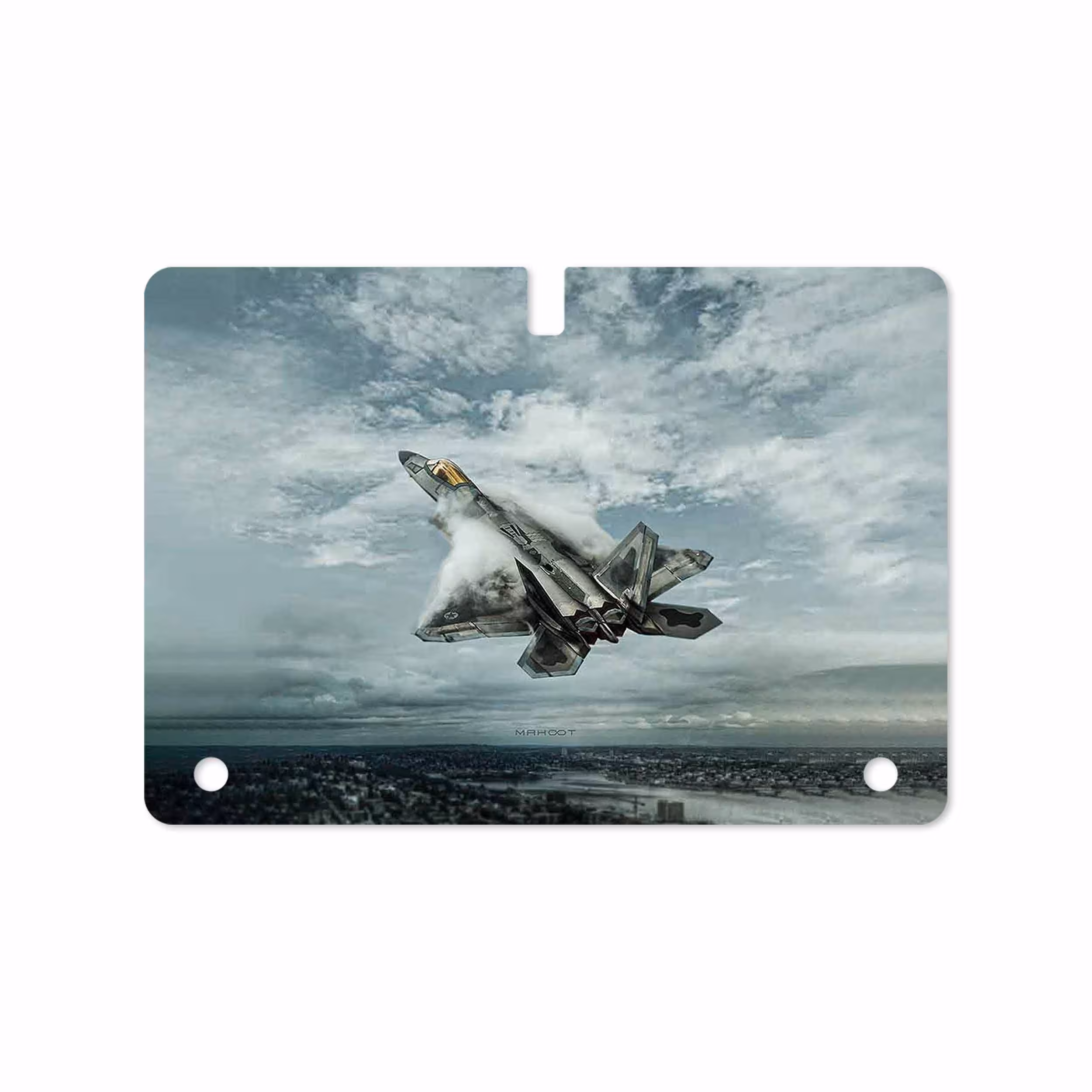 برچسب پوششی ماهوت مدل F-22 Raptor مناسب برای تبلت سامسونگ Galaxy Tab S 10.5 2014 T805