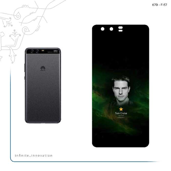 برچسب پوششی ماهوت مدل Tom Cruise مناسب برای گوشی موبایل هوآوی P10 Plus