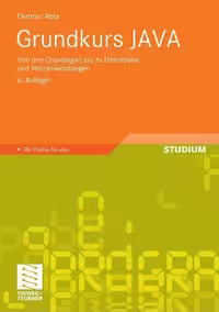 خرید و دانلود نسخه کامل کتاب Grundkurs JAVA: Von den Grundlagen bis zu Datenbank- und Netzanwendungen, 6. Auflage