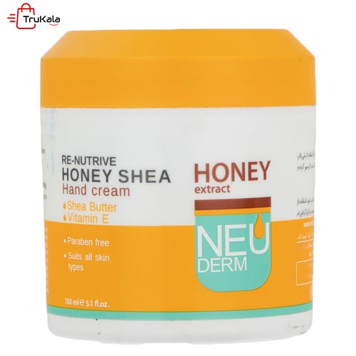 کرم دست نئودرم مدل Honey Shea حجم 150 میلی لیتر