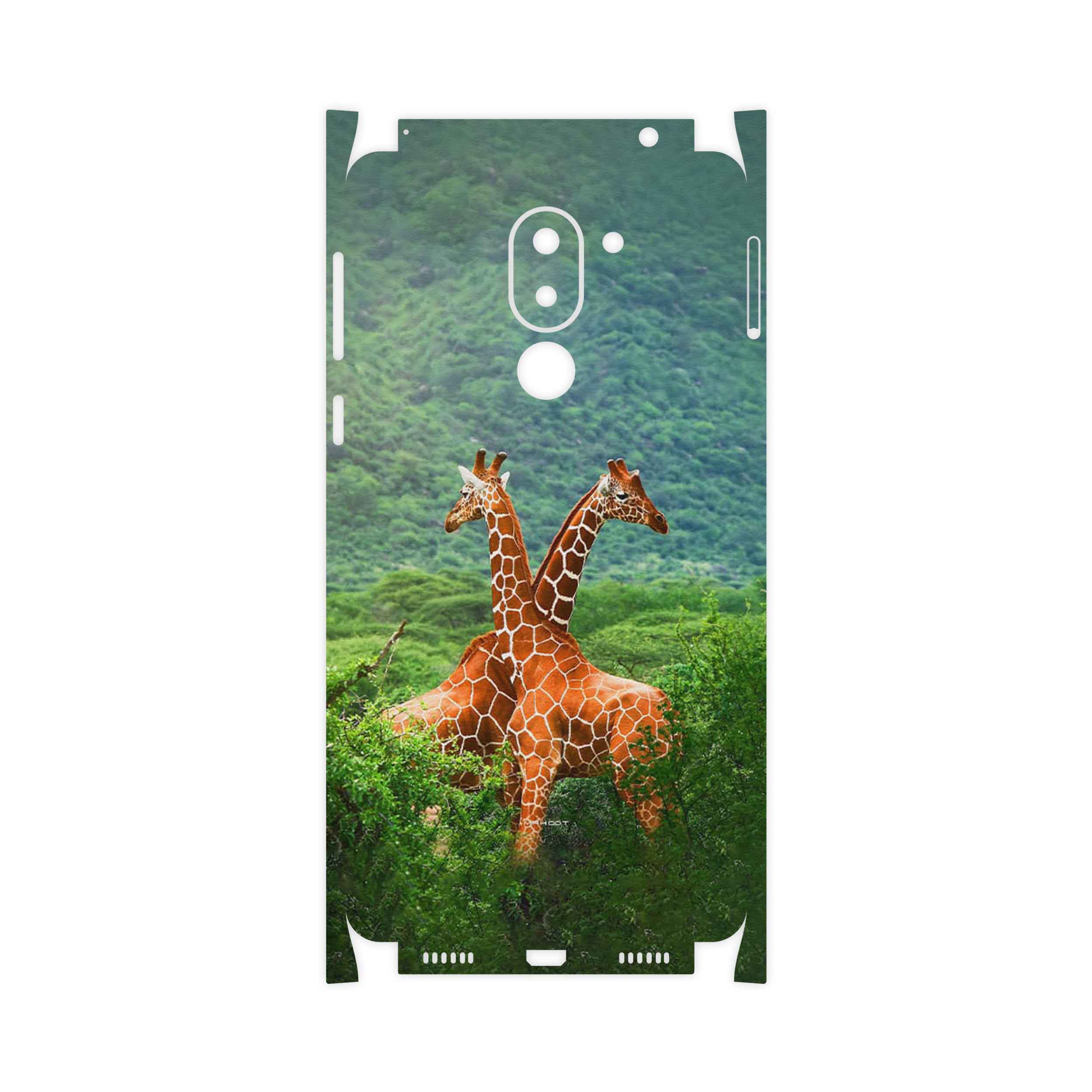 برچسب پوششی ماهوت مدل Giraffe-FullSkin مناسب برای گوشی موبایل آنر 6X