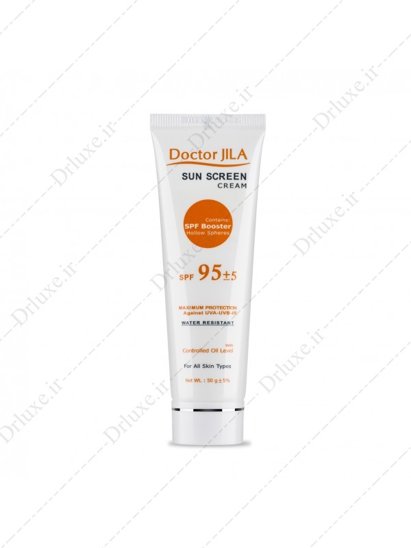 کرم ضد آفتاب SPF95 دکتر ژیلا بی رنگ 50 میلی لیتر