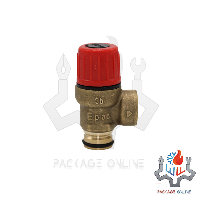 شیر اطمینان پکیج دیواری 3 بار مدل برنجی اورینگی