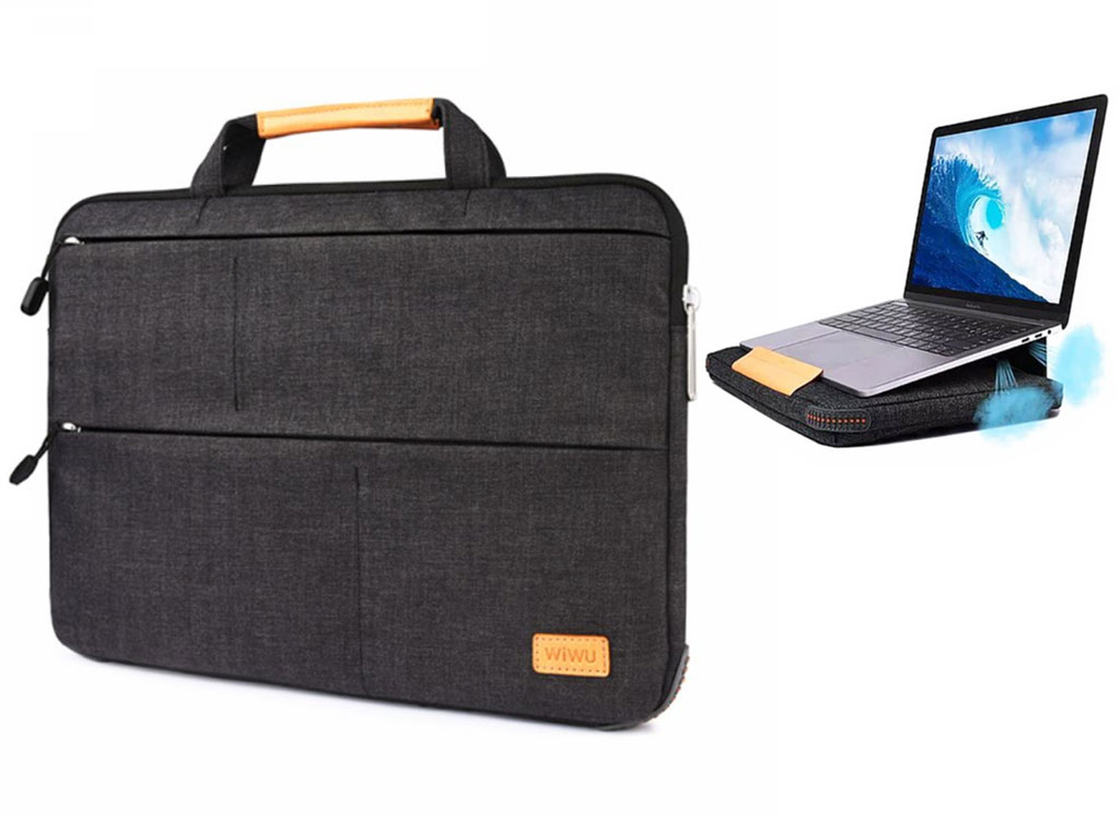 کیف لپ تاپ 15.4 اینچ ویوو قابل تبدیل به استند WiWU 15.4 Smart Stand Sleeve