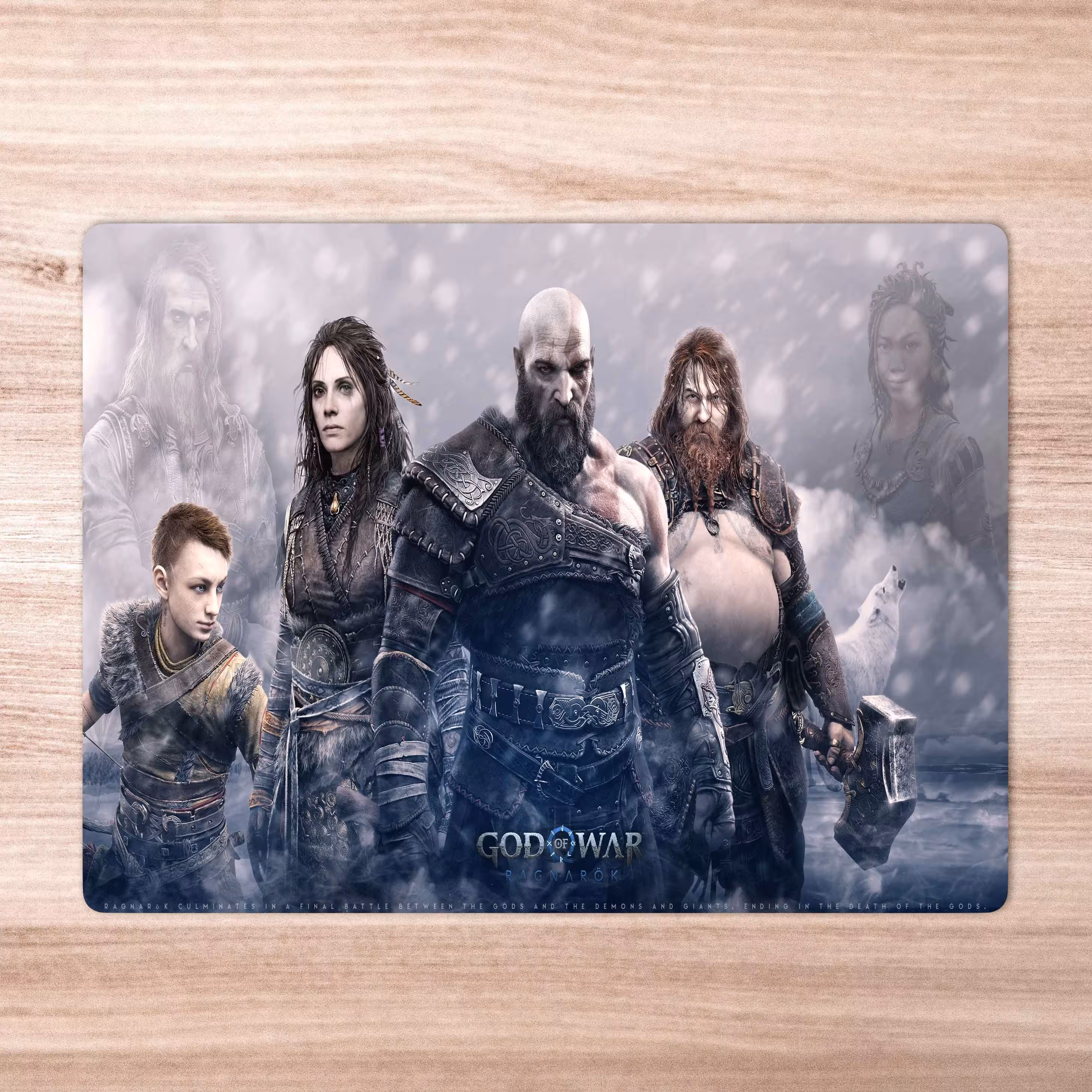 فروش ماوس پد طرح خدای جنگ رگناروک ( God of War Ragnarok ) طرح  03