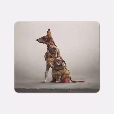ماوس پد مدل Playful Dogs