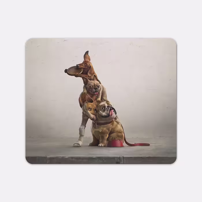 ماوس پد مدل Playful Dogs