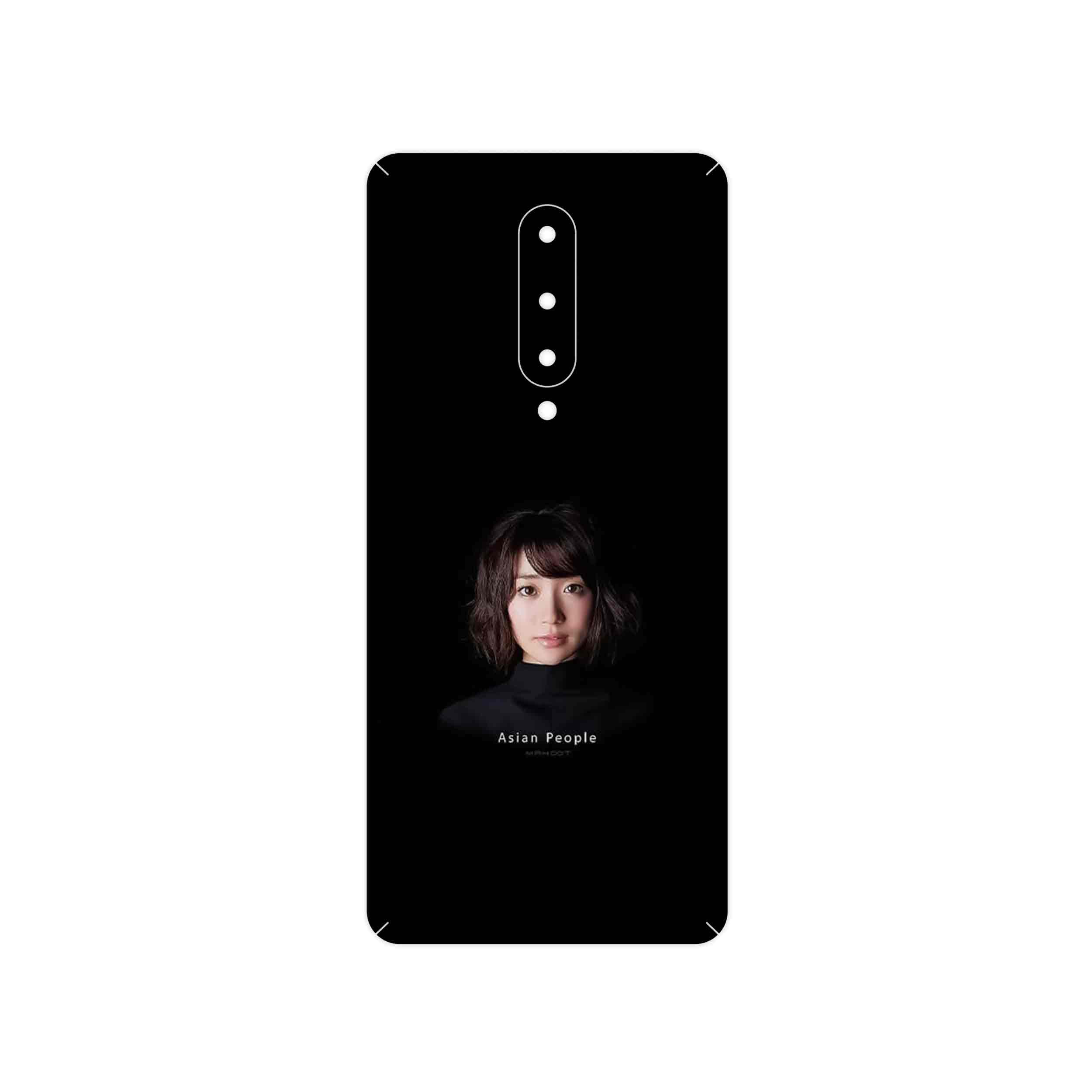 برچسب پوششی ماهوت مدل Portrait of an Asian Woman مناسب برای گوشی موبایل وان پلاس 8