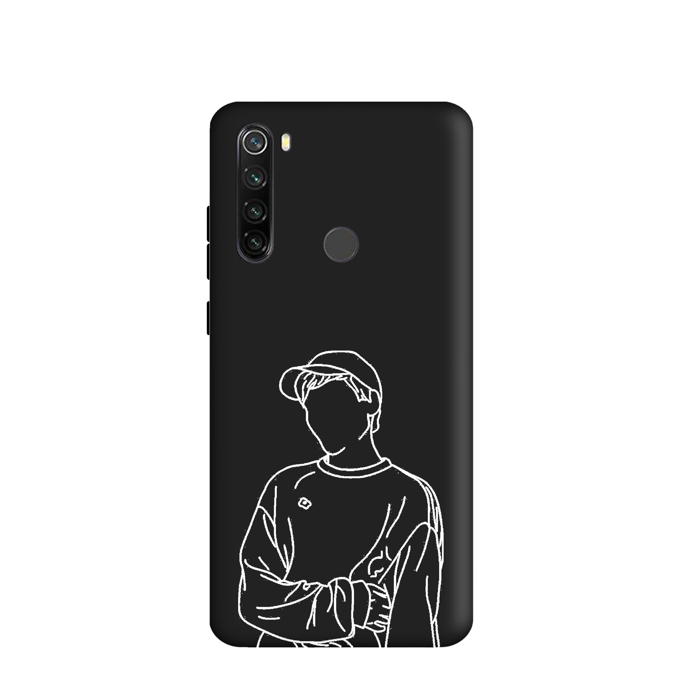 کاور طرح  مینیمال پسرانه کد y9101 مناسب برای گوشی موبایل شیائومی  Redmi Note 8T