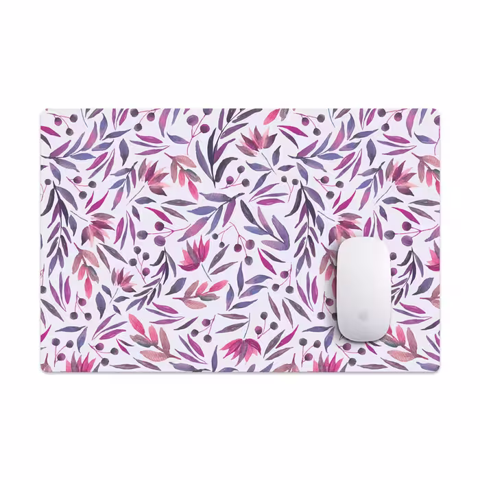 ماوس پد مخصوص بازی مدل Flower Pattern
