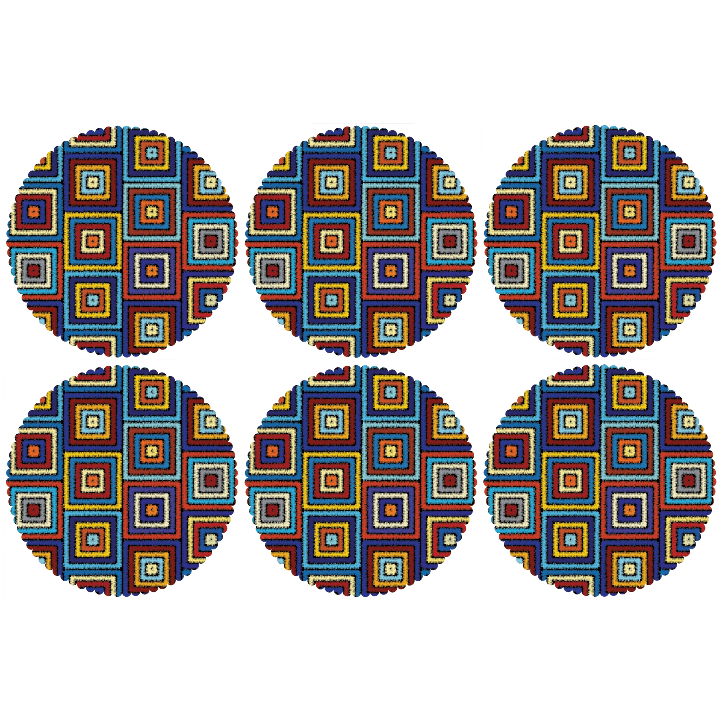 زیربشقابی مدل U2-42544 بسته 6 عددی