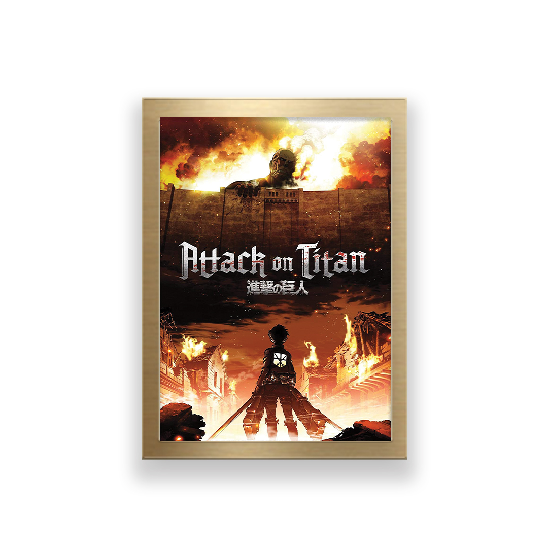 تابلو طرح انیمه اتک آن تایتان 