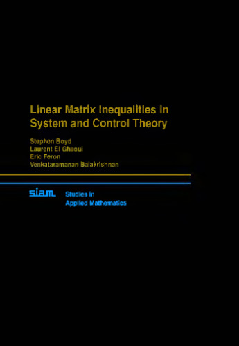خرید و دانلود نسخه کامل کتاب Linear Matrix Inequalities in System and Control Theory