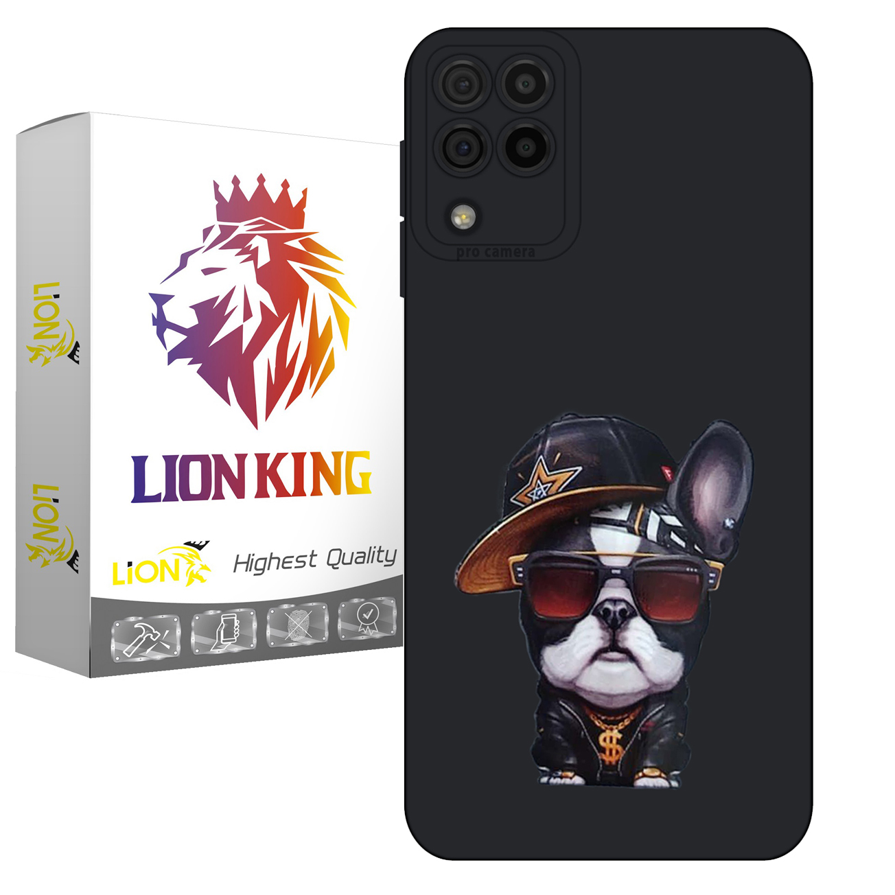  کاور لاین کینگ مدل بولداگ مناسب برای گوشی موبایل  سامسونگ Galaxy A22 4G