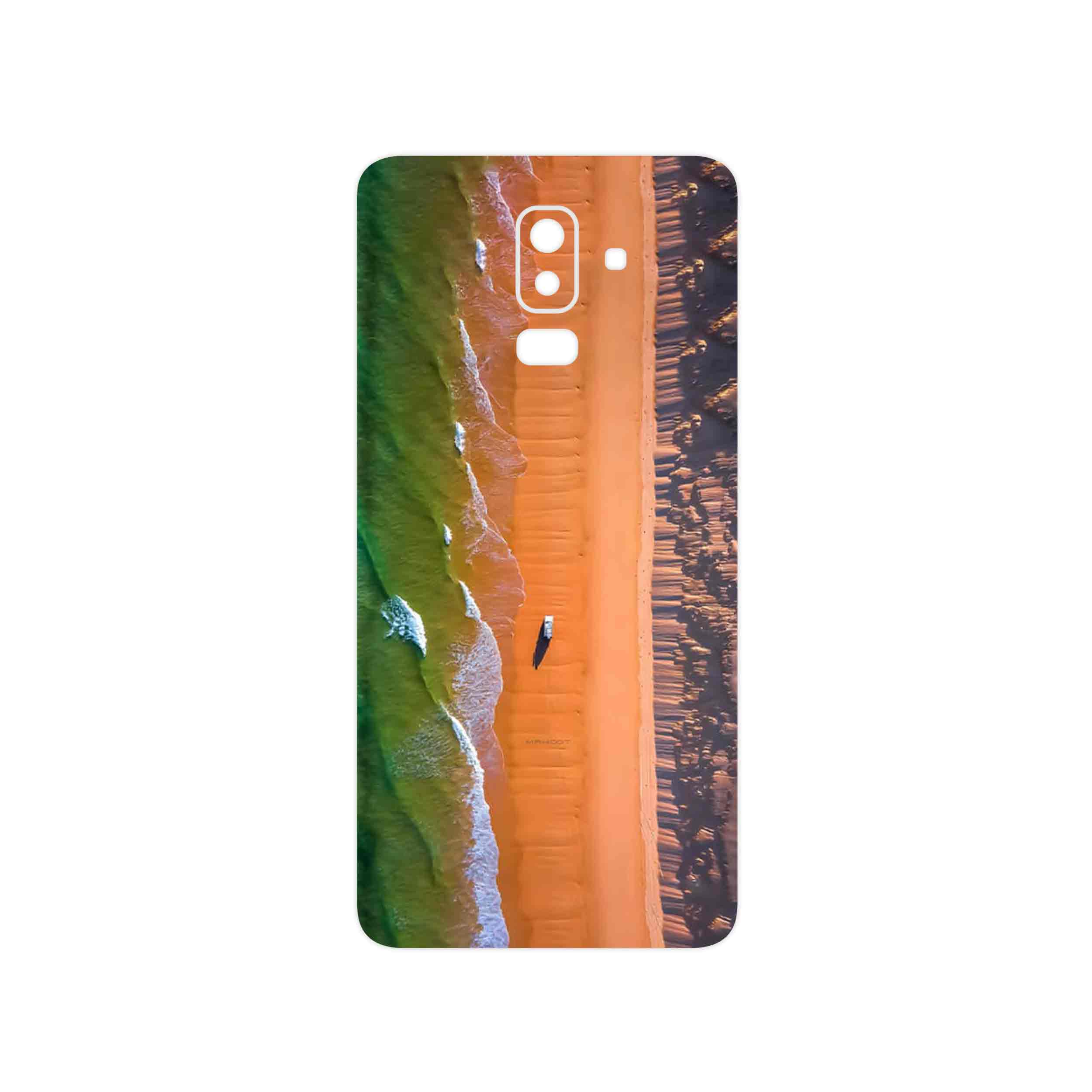 برچسب پوششی ماهوت مدل Beach and Green Sea مناسب برای گوشی موبایل سامسونگ Galaxy J8