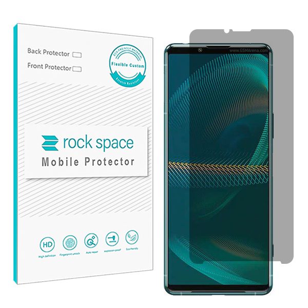 گلس سونی Xperia 5 III (اکسپریا 5 مارک 3 سونی) مدل نانو هیدروژل پرایوسی برند راک اسپیس کد S
