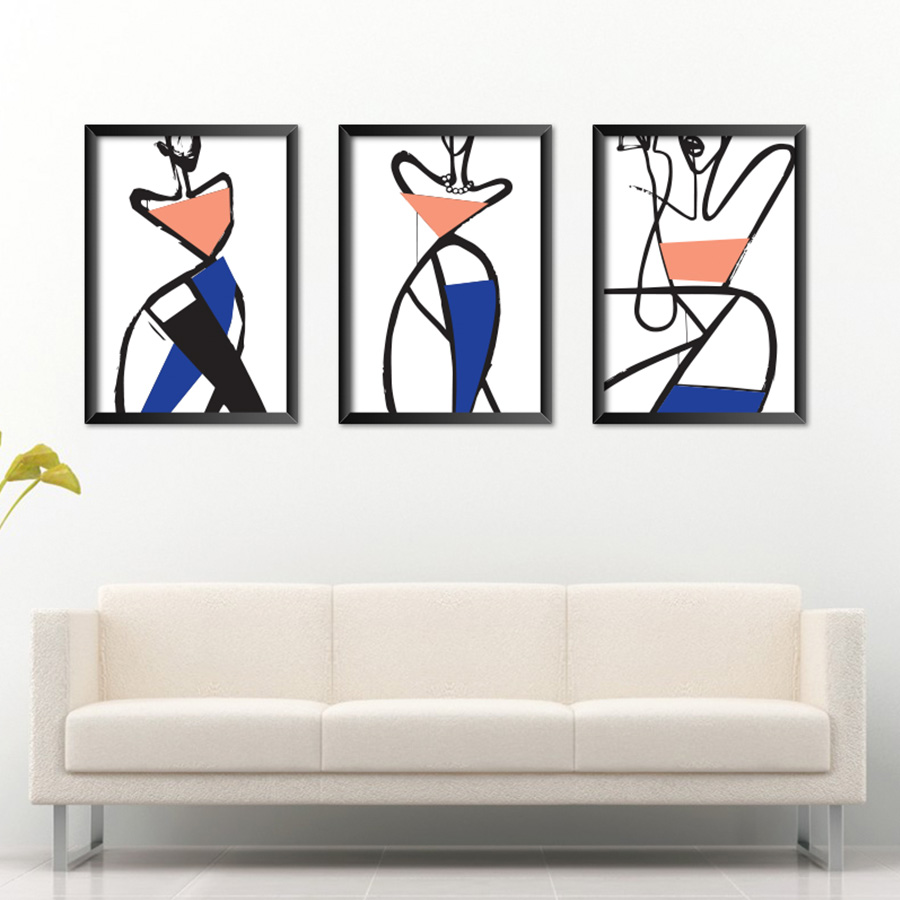 تابلو پلاتین کد P010-peytil مجموعه 3 عددی