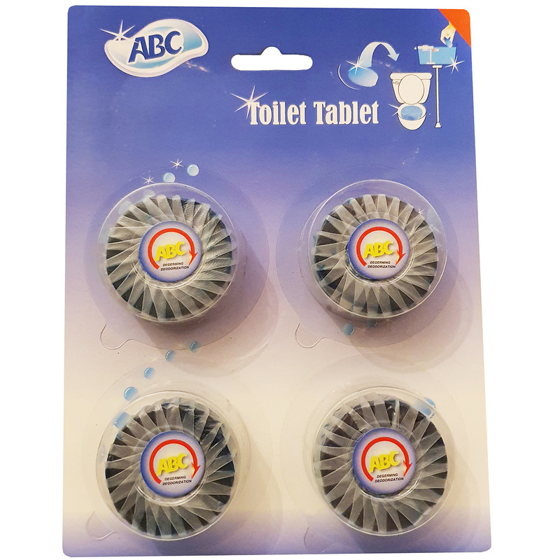 قرص خوشبو کننده توالت فرنگی آ.ب.ث مدل QS01 بسته 4 عددی | کالا مکس