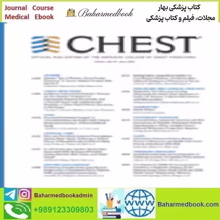 Chest Volume 163 Issue 1 to 6 2022 TRUE PDF price 10€ - کتاب پزشکی بهار