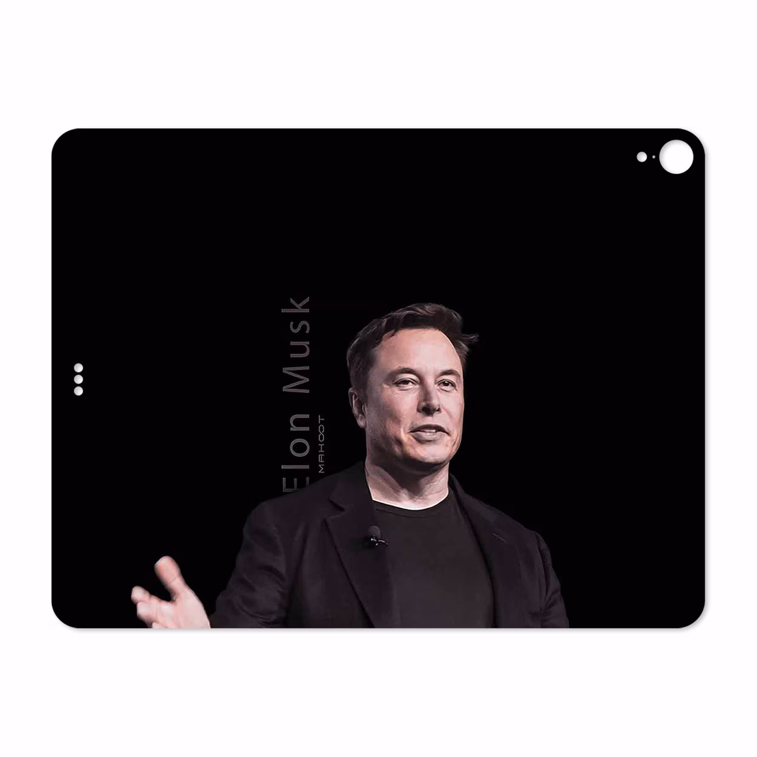 برچسب پوششی ماهوت مدل Elon Musk مناسب برای تبلت اپل iPad Pro 12.9 (GEN 3) 2018 A1983