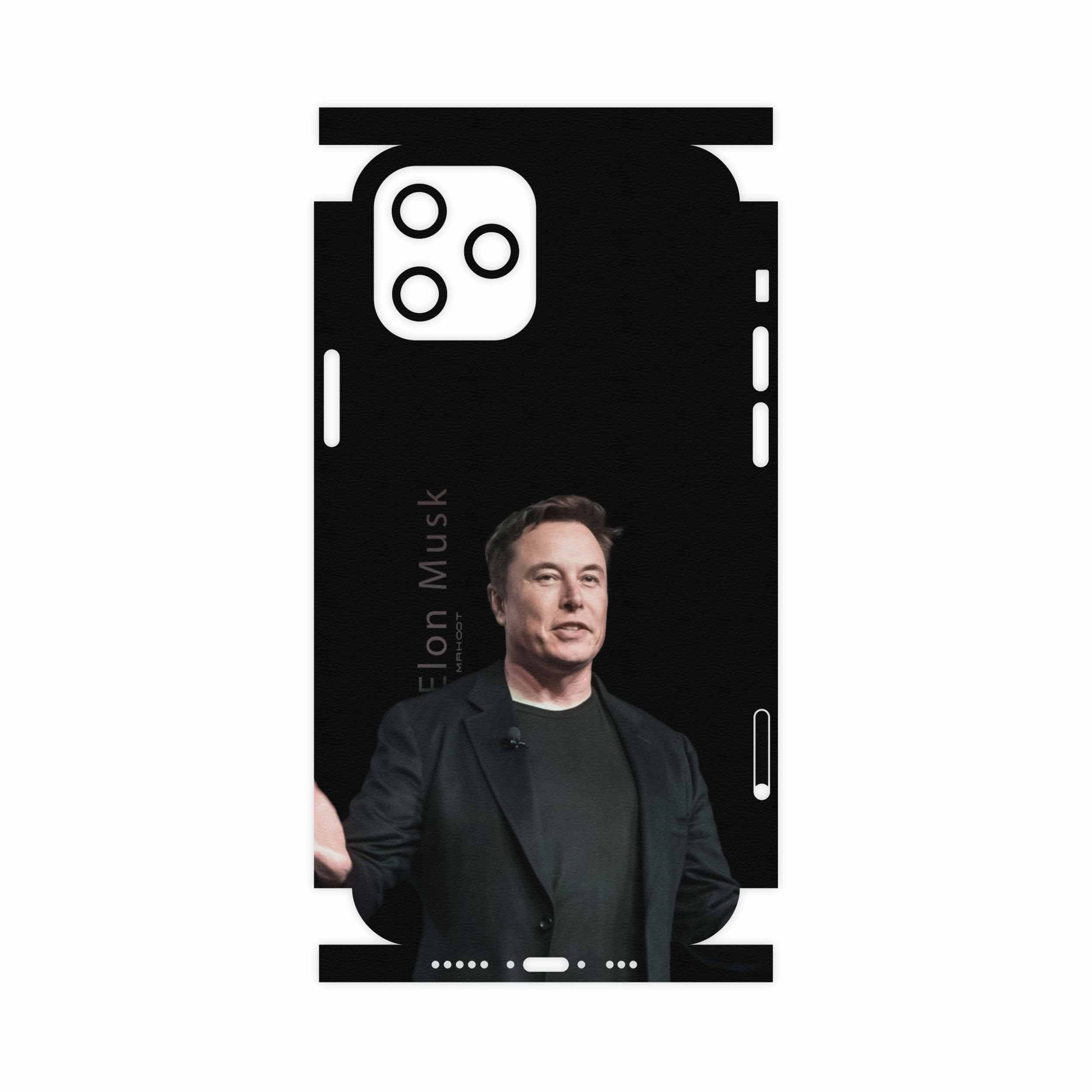 برچسب پوششی ماهوت مدل Elon-Musk-FullSkin مناسب برای گوشی موبایل اپل iPhone 12 Pro