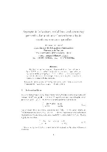 خرید و دانلود نسخه کامل کتاب Asymptotic behaviour, nodal lines and symmetry properties for solutions of superlinear elliptic equations near an eigenvalue