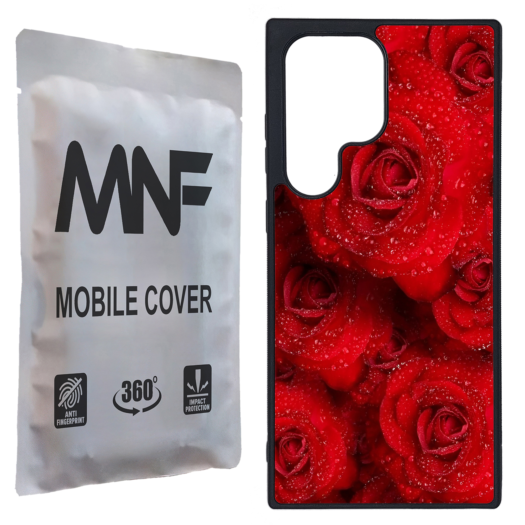 کاور ام ان اف طرح گل رز کد P-016 مناسب برای گوشی موبایل سامسونگ Galaxy S23 Ultra