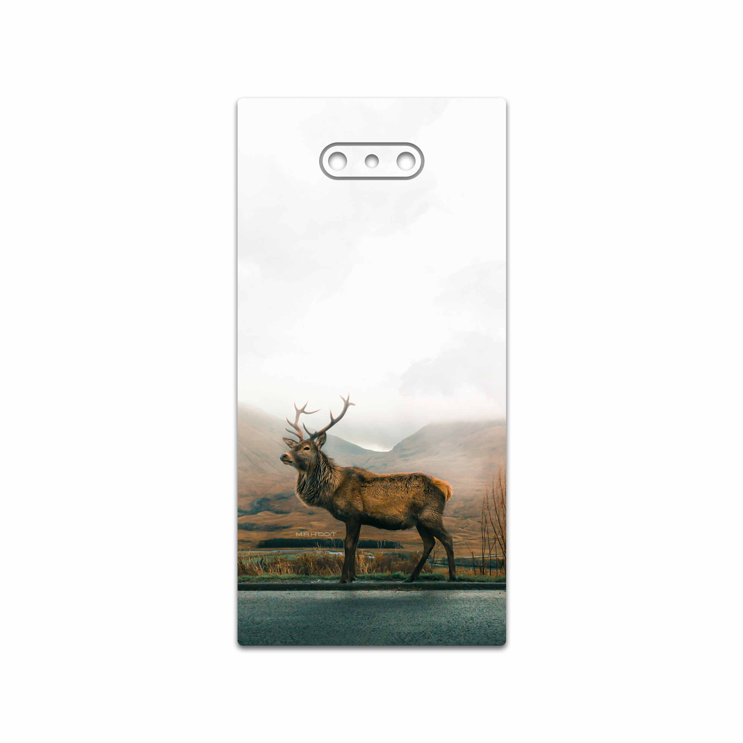 برچسب پوششی ماهوت مدل Horned Deer مناسب برای گوشی موبایل ریزر Phone 2