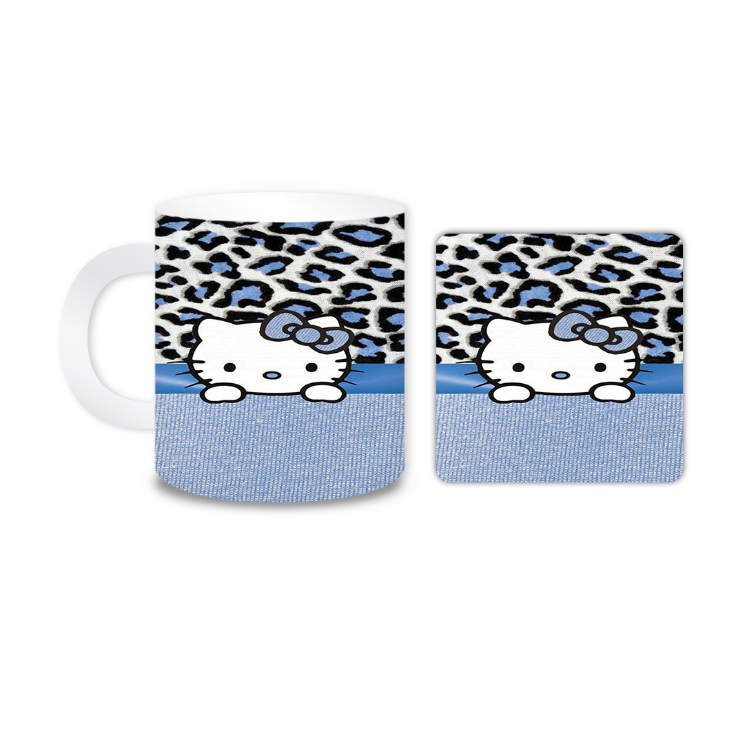 ماگ مدل کیتی کد 1353 به همراه زیر لیوانی