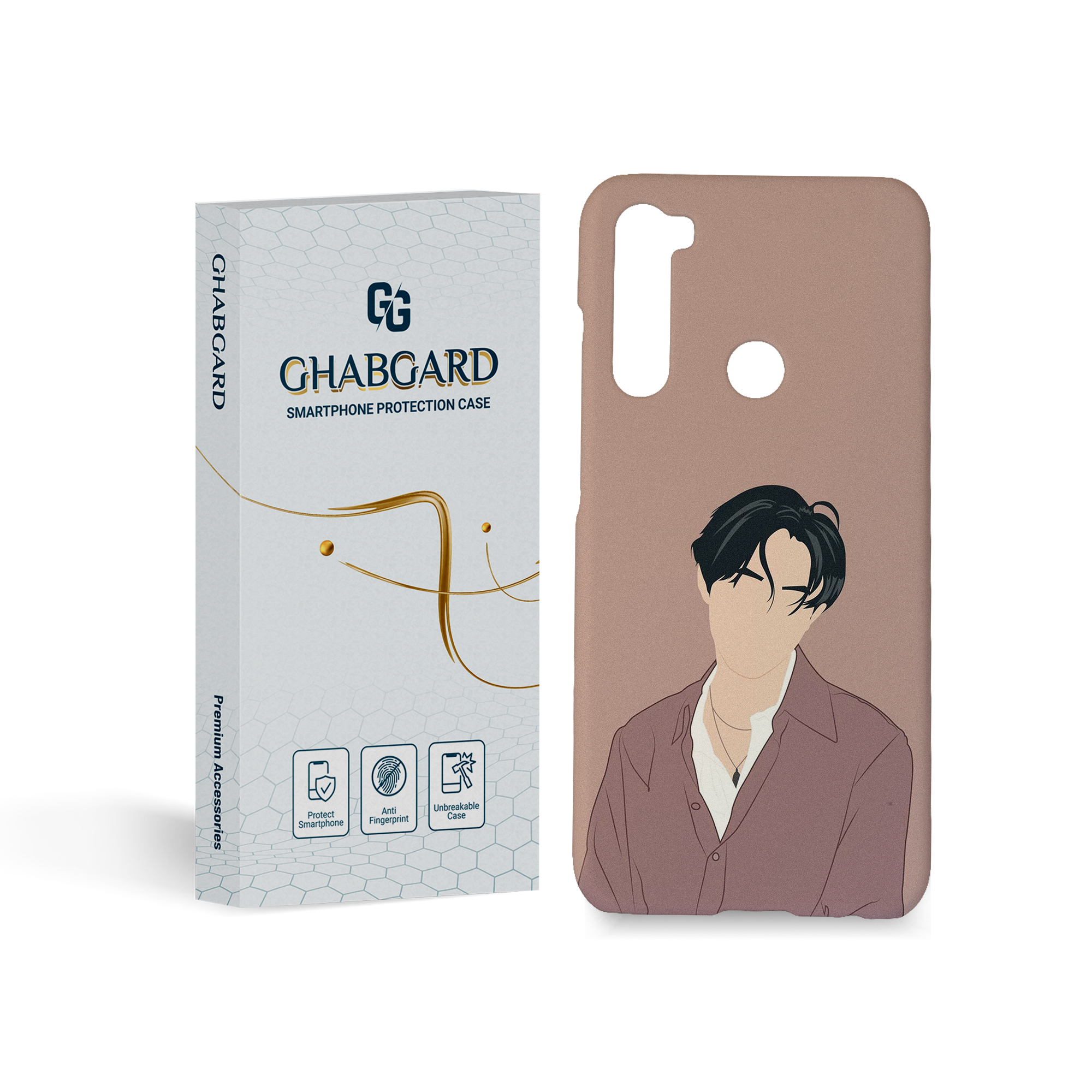 کاور قاب گارد مدل پسرانه مناسب برای گوشی موبایل شیائومی Mi note 8