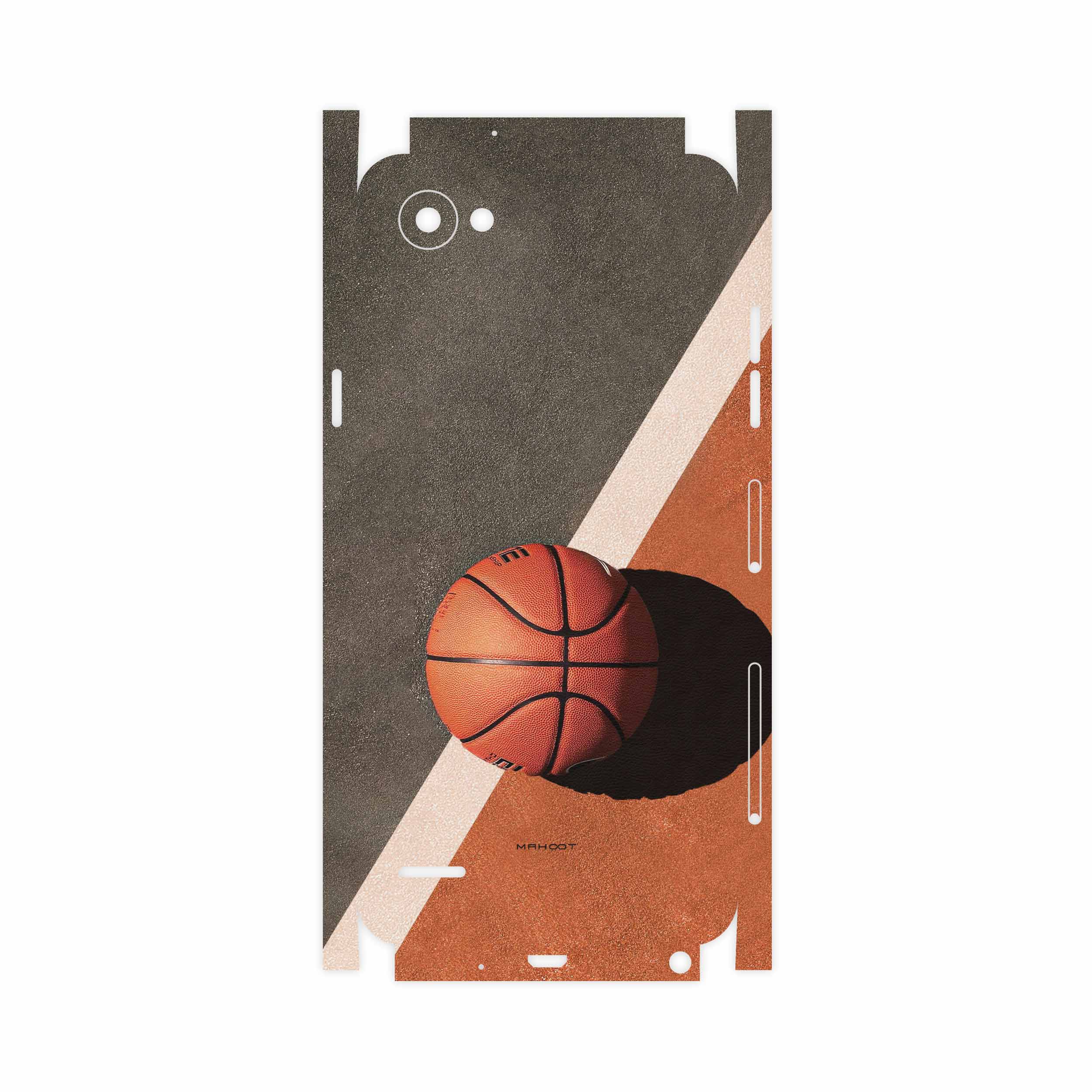 برچسب پوششی ماهوت مدل Basketball-FullSkin مناسب برای گوشی موبایل ال جی Q6