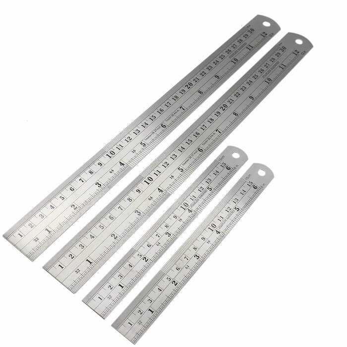 خط کش 1متری فلزی