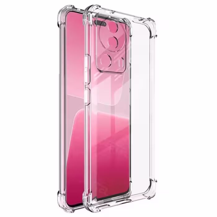 گارد شفاف ایربگ دار برای گوشی Xiaomi 13 Lite مدل ژله ای محافظ لنزدار