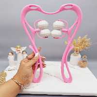 ماساژور غلتطکی گردن مدل 4 رول (صورتی)