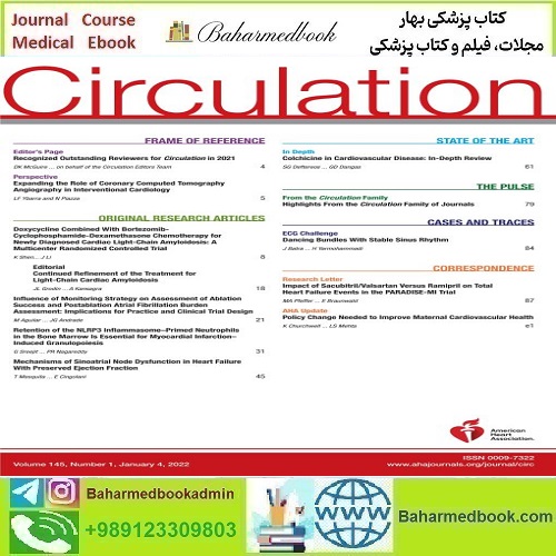 Circulation 2019-2024 Full Archives TRUE PDF at 50€ - کتاب پزشکی بهار