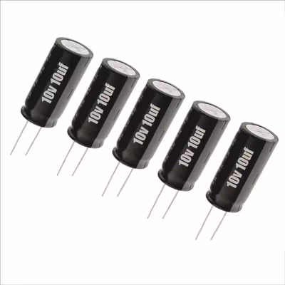 خازن الکترولیت 10 میکروفاراد مدل 16V بسته 5 عددی