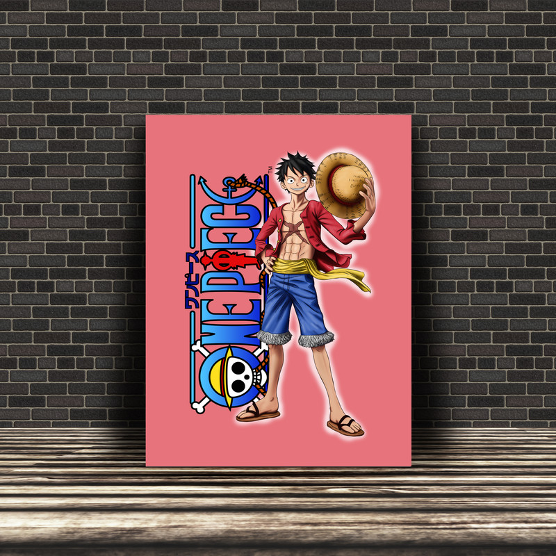 تابلو شاسی مدل انیمه وان پیس کد 04 | دنیای قاب